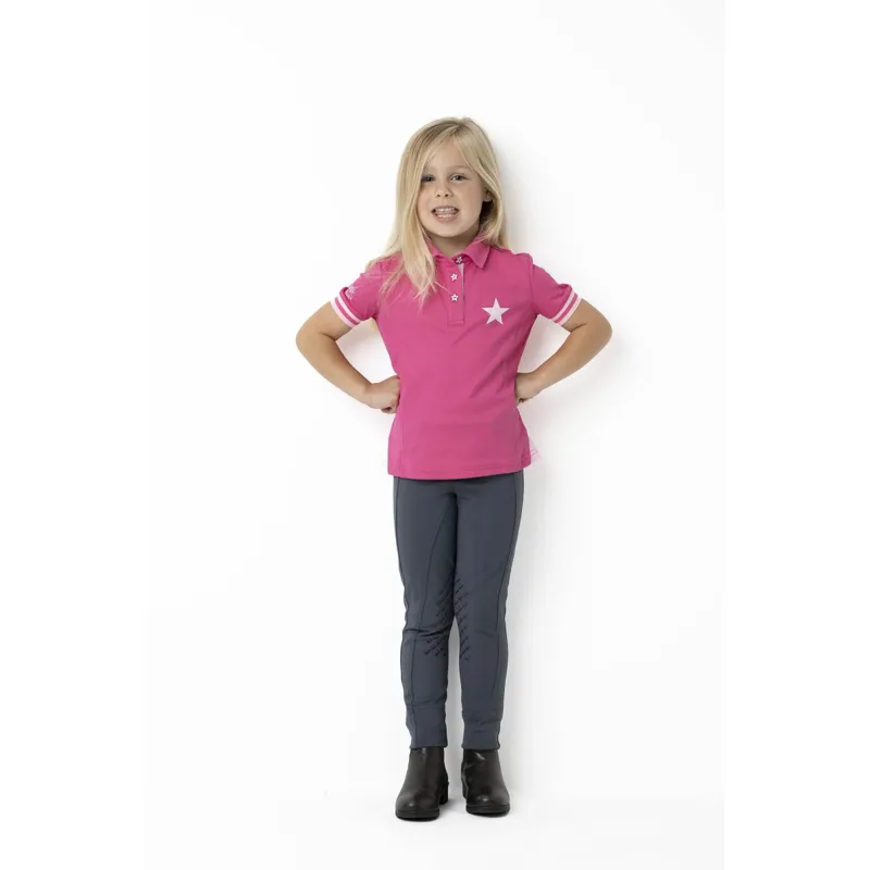 LeMieux Mini Polo Shirt in Watermelon-1